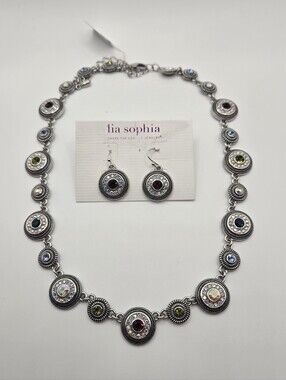 ✨ Lia Sophia Necklace & Earrings Set – NWT ✨